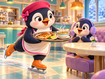 Penguin Diner 3D — play online Game Penguin Diner 3D